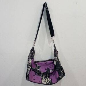 The Andy Warhol Pop Art Large Psychotic Leopard Duffel Canvas & Leather Bag